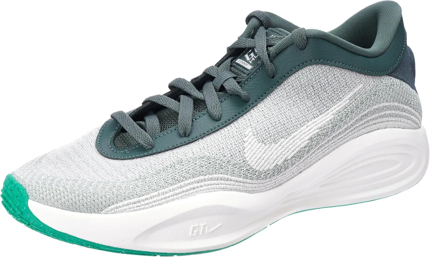 Мужские кроссовки Nike G.T. Hustle Academy с шнуровкой, зеленый