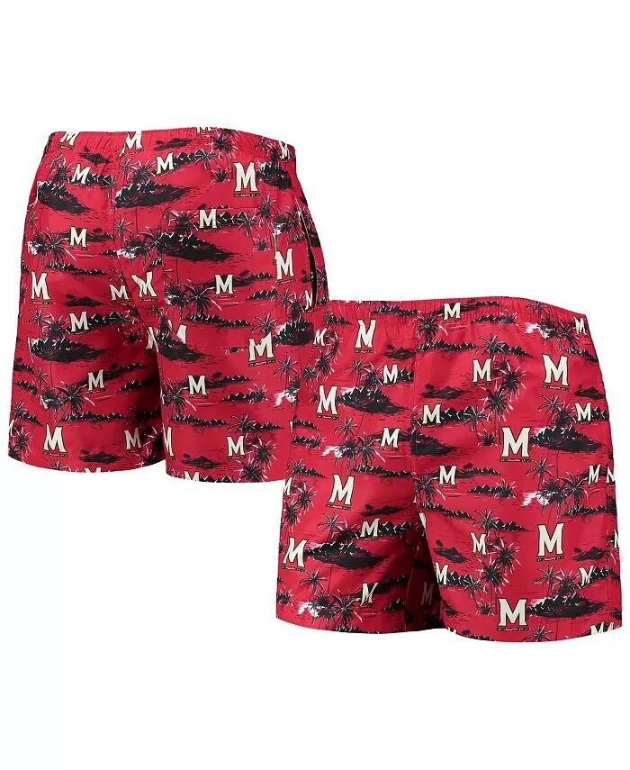 

Мужские красные плавки Maryland Terrapins Island Palm FOCO