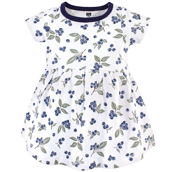 Платье для девочки Infant and toddler cotton short-sleeve 2pk, blueberries, 9-12 months Hudson Baby — фото 2