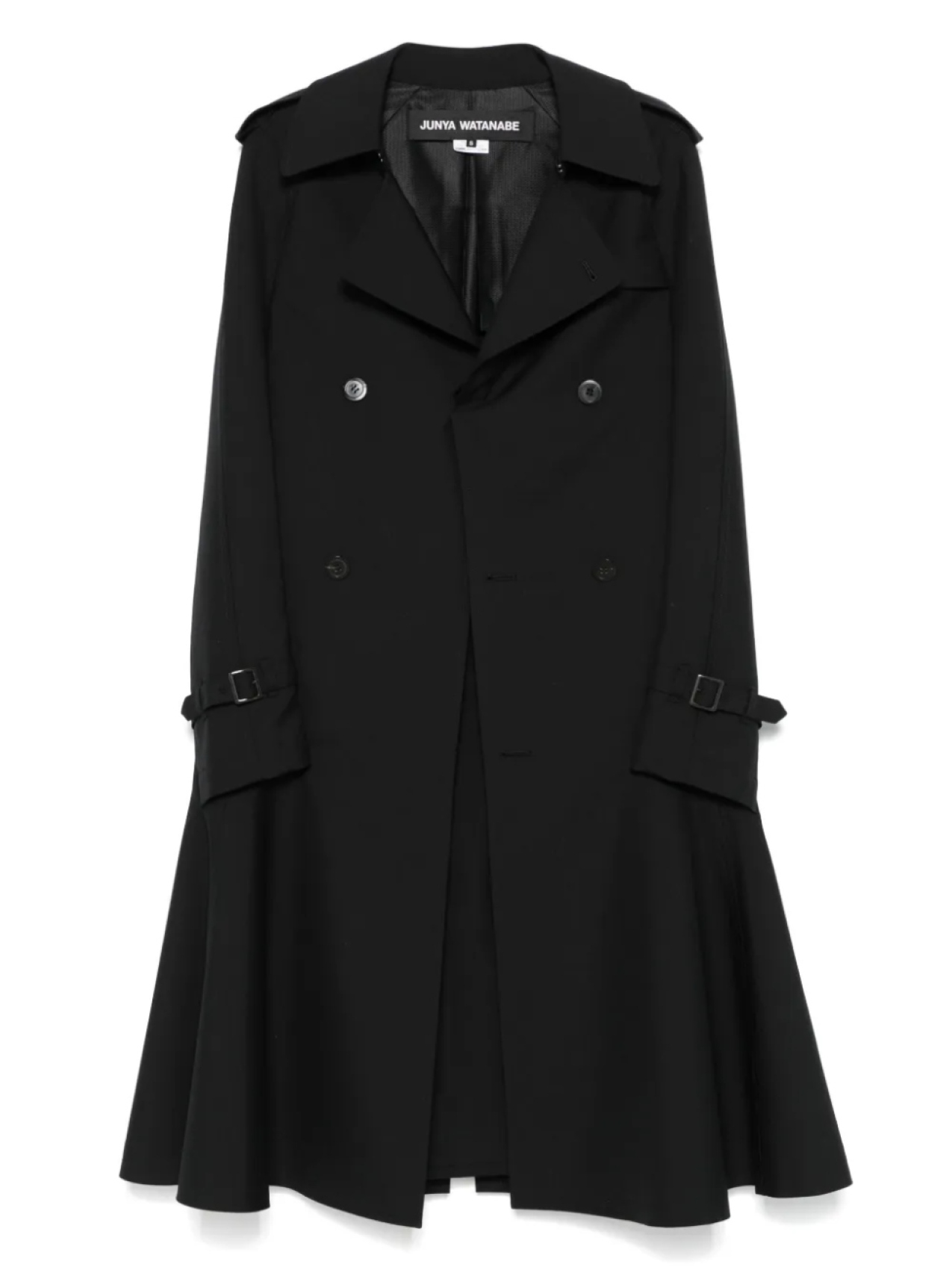 

Кейп со вставками Junya Watanabe, черный