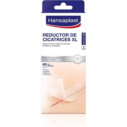 

Hansaplast XL Прозрачная повязка для уменьшения рубцов, 21 шт.