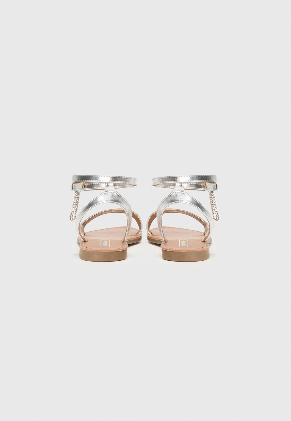 Сандалии с манжетой на щиколотке ONLMELLY CHAIN ONLY SHOES, серебряный — фото 3