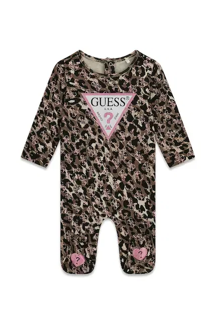Комбинезон детский с длинным рукавом Guess, коричневый