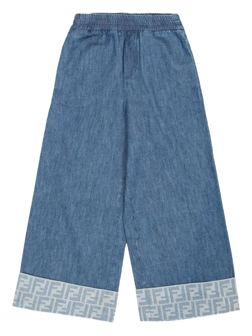 

Джинсы с логотипом FF FENDI KIDS, синий