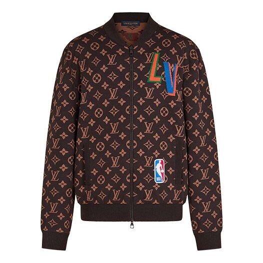 

Куртка LOUIS VUITTON x NBA FW21 Men's Jacket Brown, коричневый