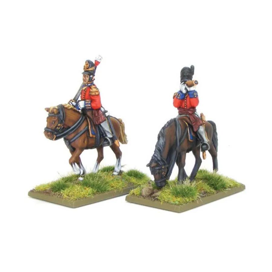 

Конные британские пехотные офицеры - Ватерлоо, Black Powder - Napoleonic Wars 1789-1815 - British (28mm)