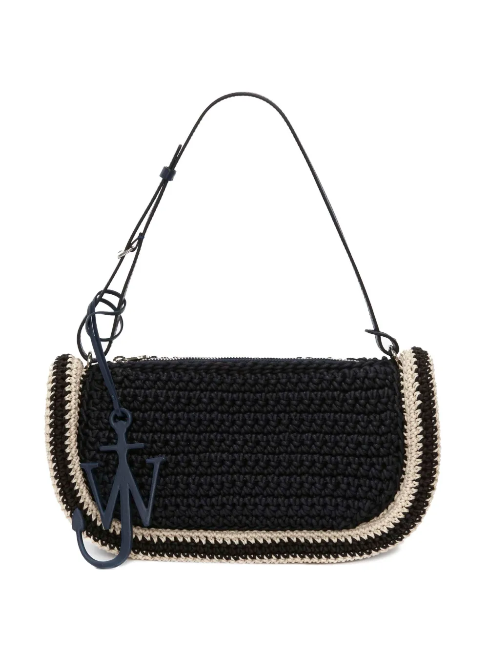

Сумка на плечо Bumper 15 в технике кроше JW ANDERSON, синий