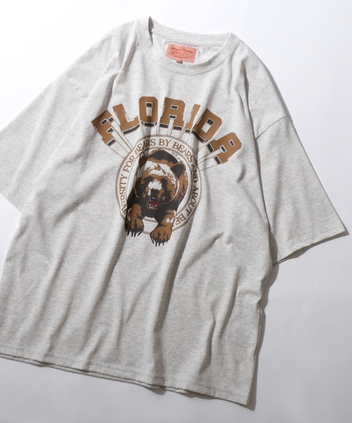 

Футболка оверсайз с коротким рукавом, анималистический принт SITRY, бежевый