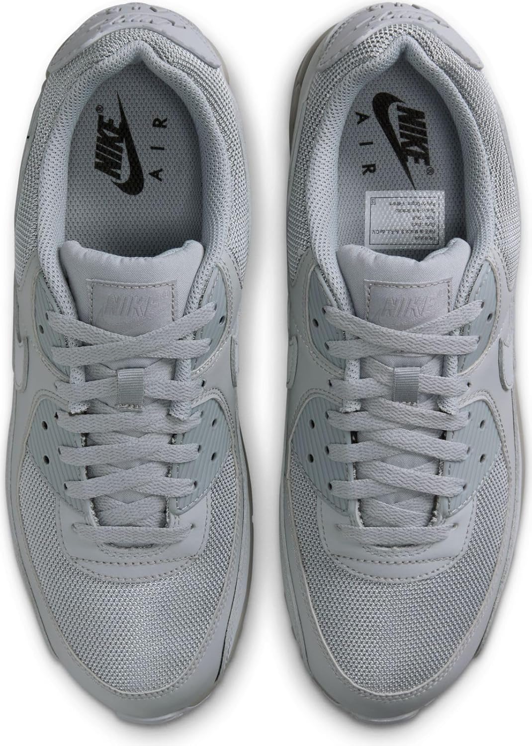 Мужские кроссовки Nike Air Max 90, черный/серый — фото 3