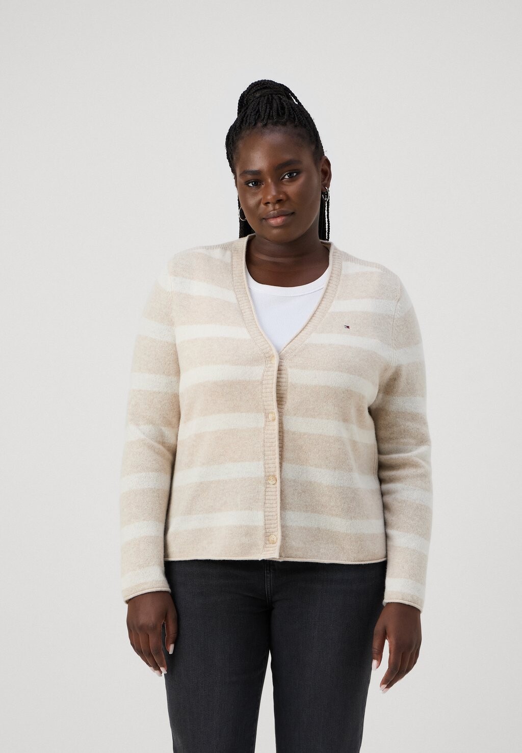 

Кардиган SOFT CARDIGAN Tommy Hilfiger Curve, мультиколор