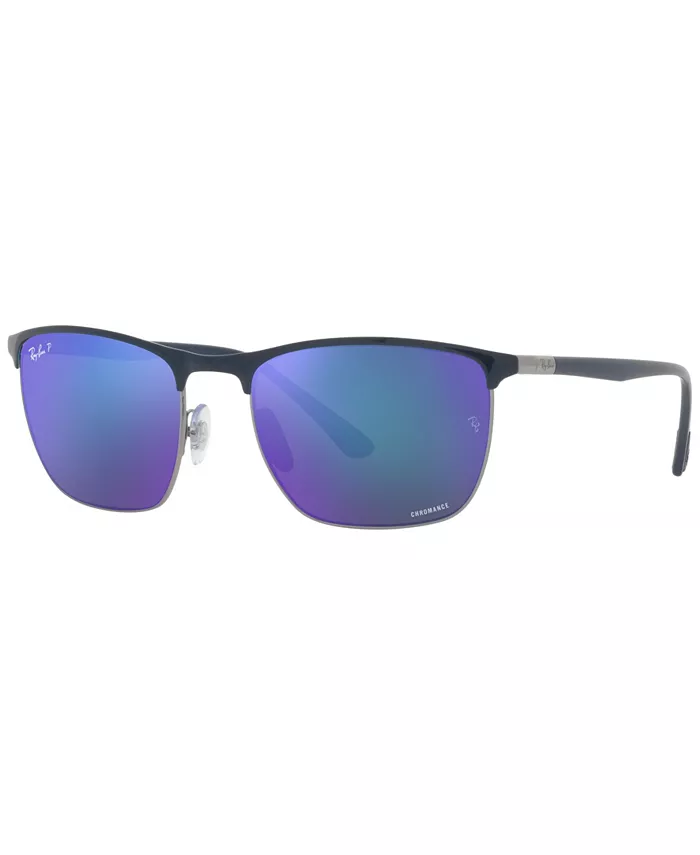 

Унисекс поляризованные солнцезащитные очки, RB3686 57 Ray-Ban, черный