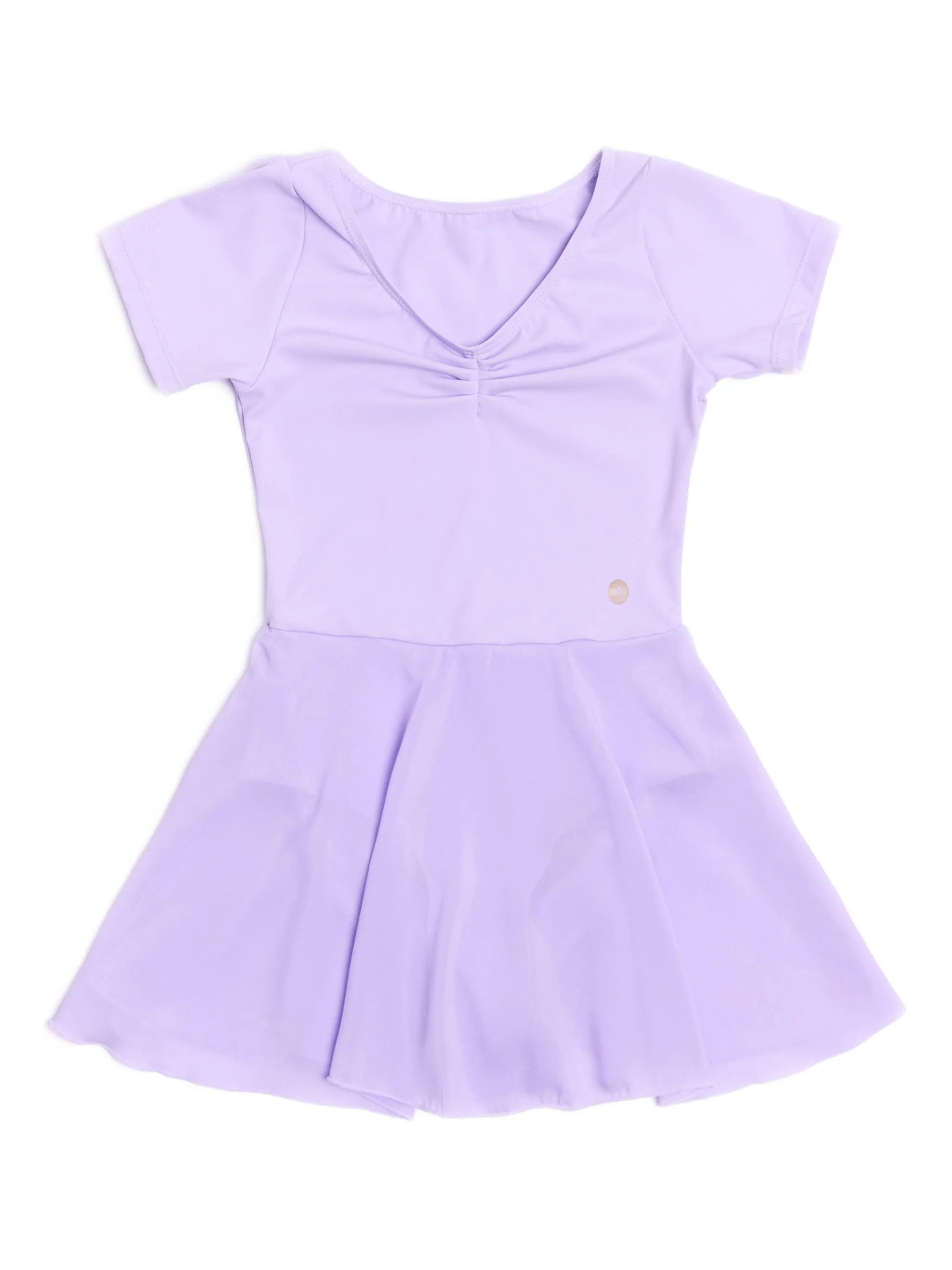 

Платье с V-образным вырезом Danskin Kids, фиолетовый