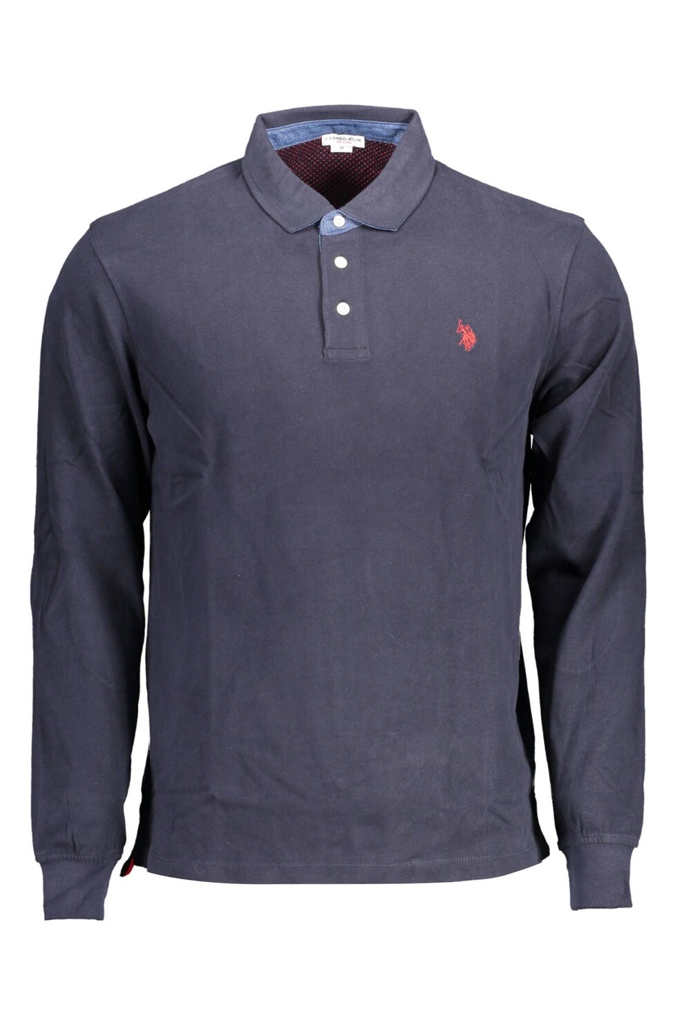 

Синяя хлопковая мужская рубашка поло U.S. Polo Assn.