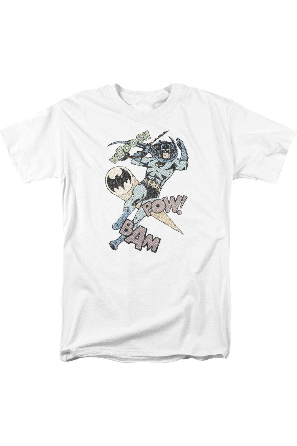 

Футболка с коротким рукавом Batman Halftone Swing для взрослых Gildan, белый