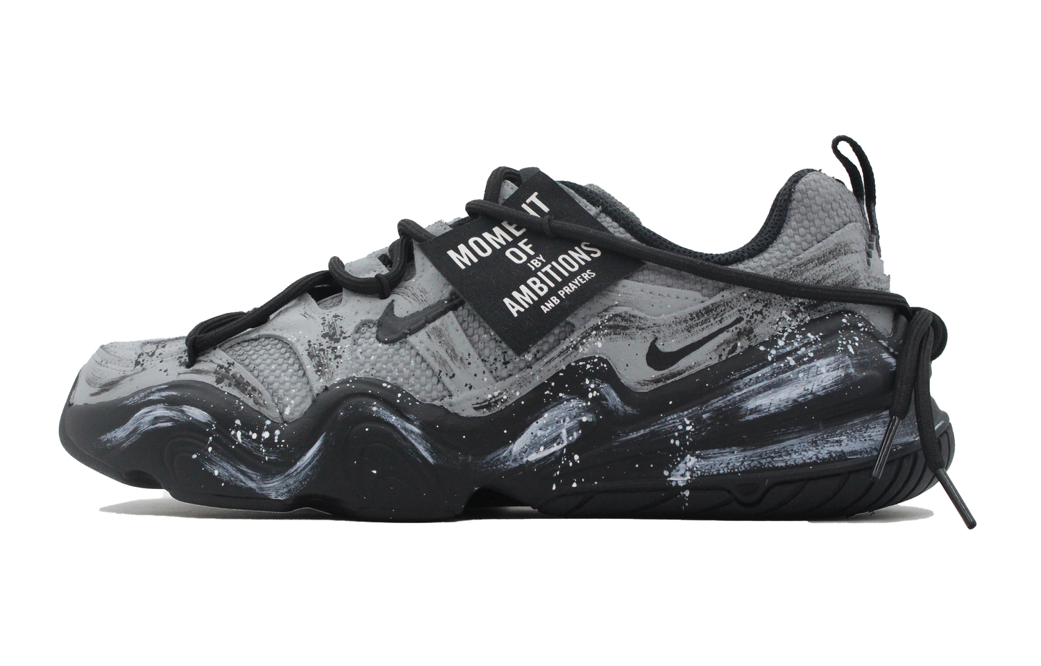 

Nike Tech Hera Subtidal Gray Gravity Low top Casual Shoes Unisex Black Gray