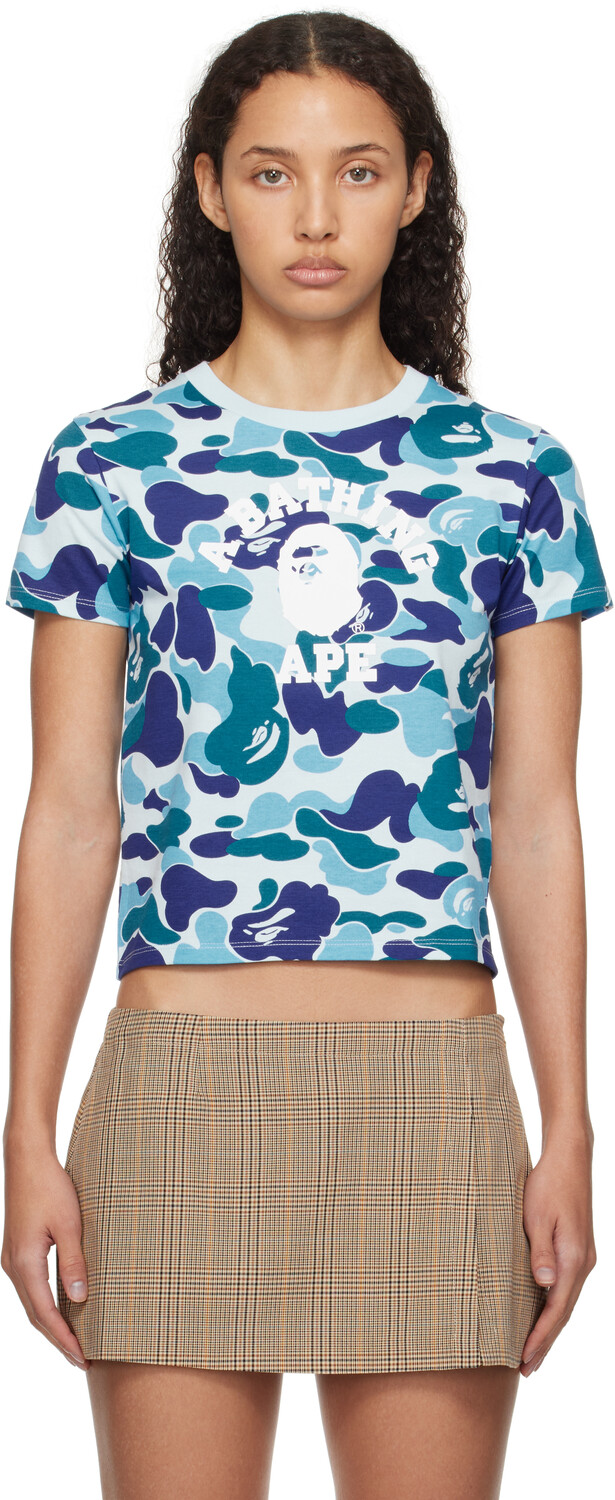 

Футболка ABC Camo ini BAPE, синий