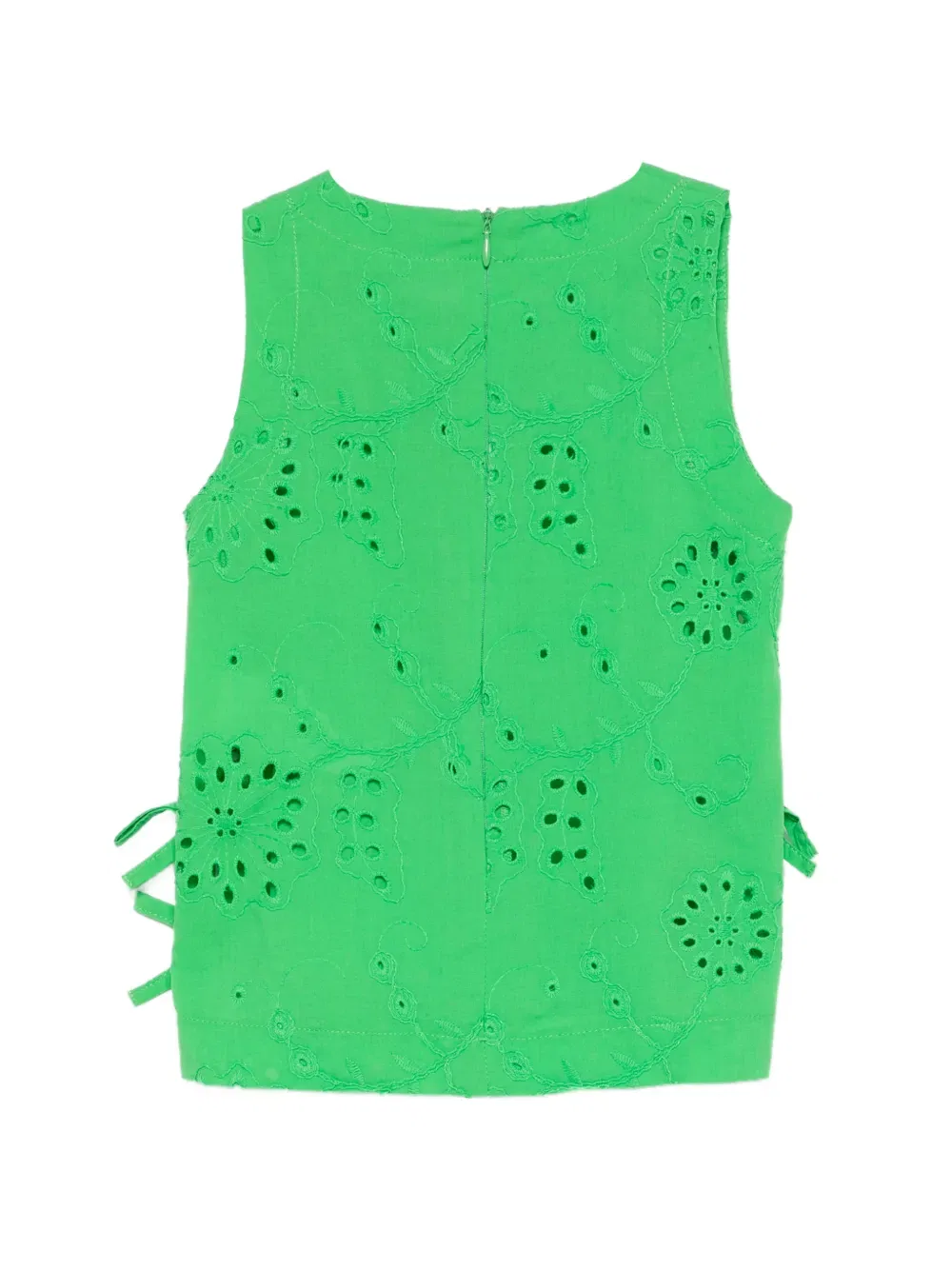 Топ с бантом Msgm Kids, зеленый — фото 2