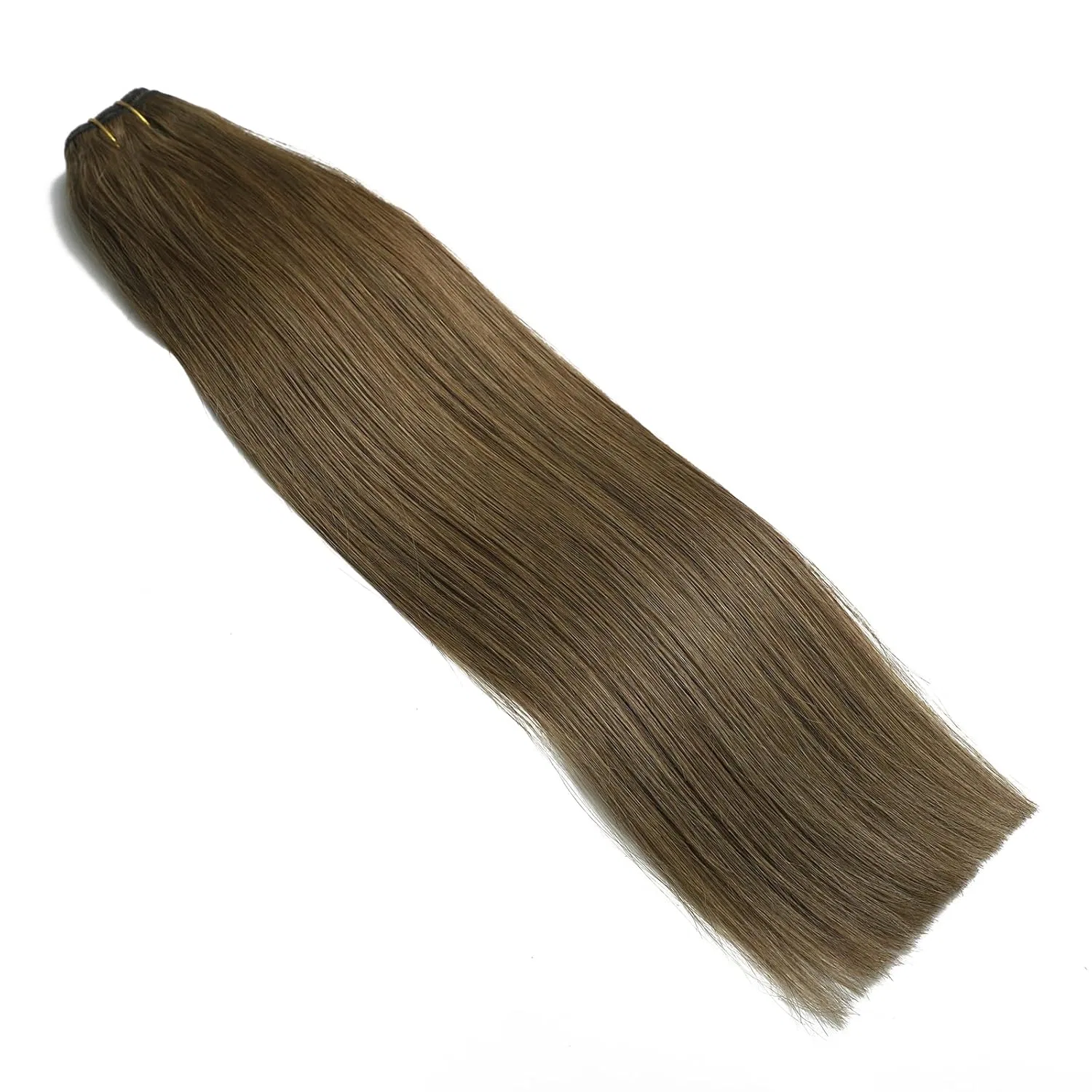 Натуральные пряди для наращивания волос 9A Remy Larafona, 6# Natural Brown — фото 2
