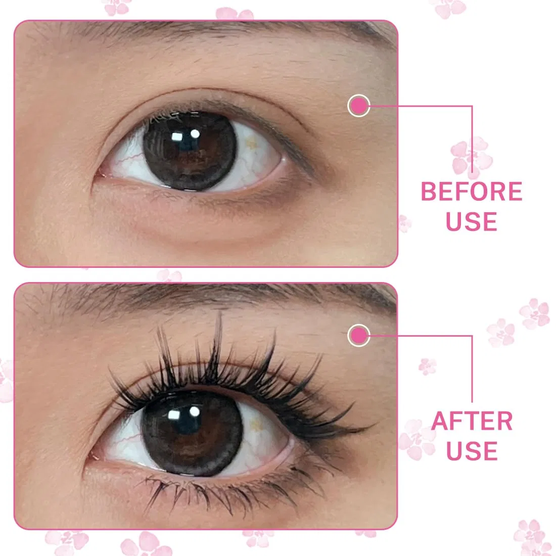 Накладные ресницы Manga Lashes Natural Look, 10 пар Sivzumo, B — фото 4
