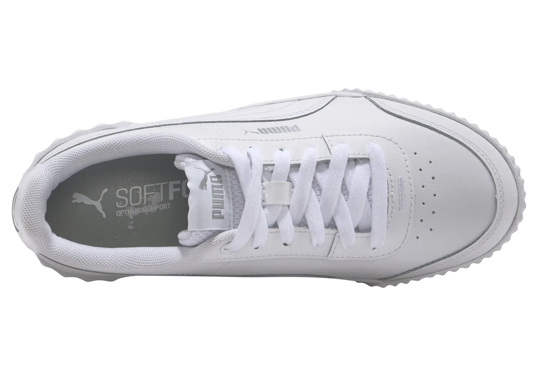 Кроссовки PUMA "CARINA LIFT TW", цвет Puma White- Puma White — фото 4