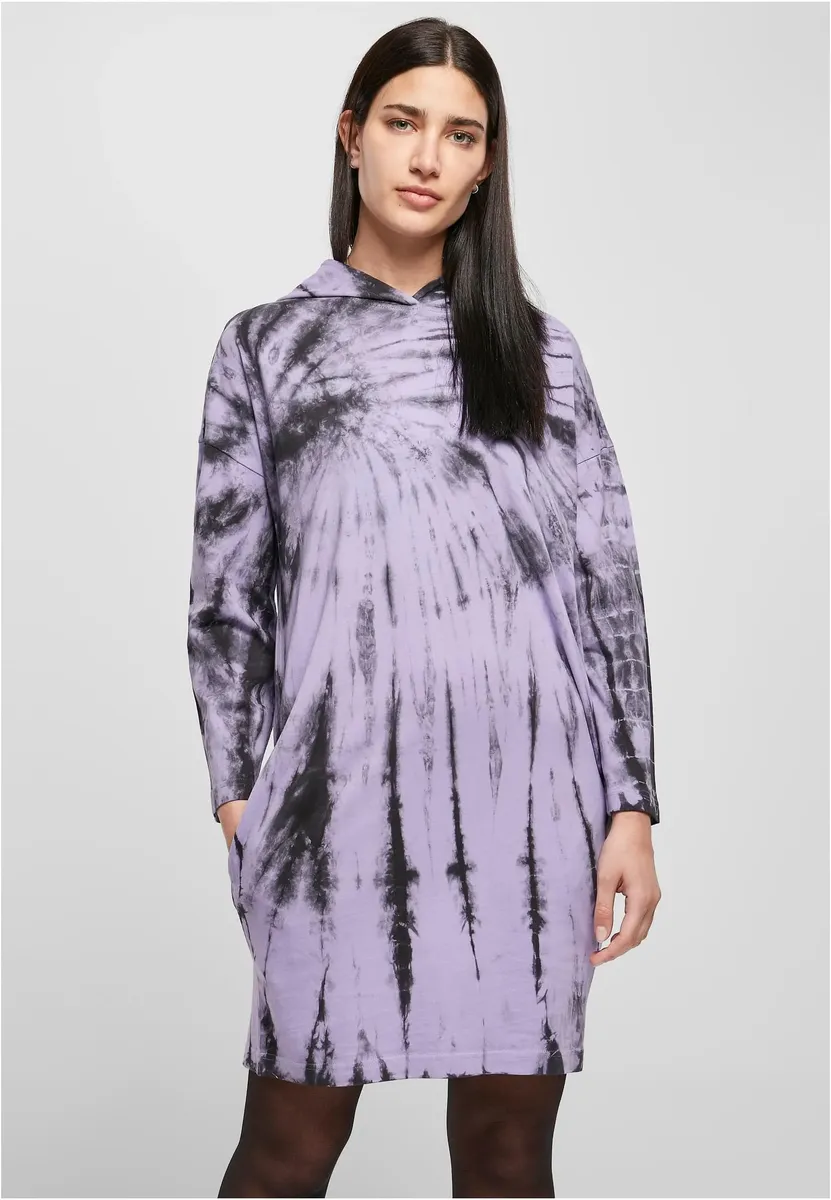 

Платье-рубашка URBAN CLASSICS " Urban Classics Ladies Oversized Tie Dye Hoody Dress" (1 шт.), черный