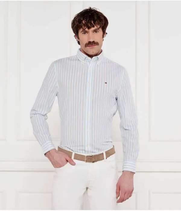 Рубашка FLEX regular fit Tommy Hilfiger, небесно-голубой — фото 3