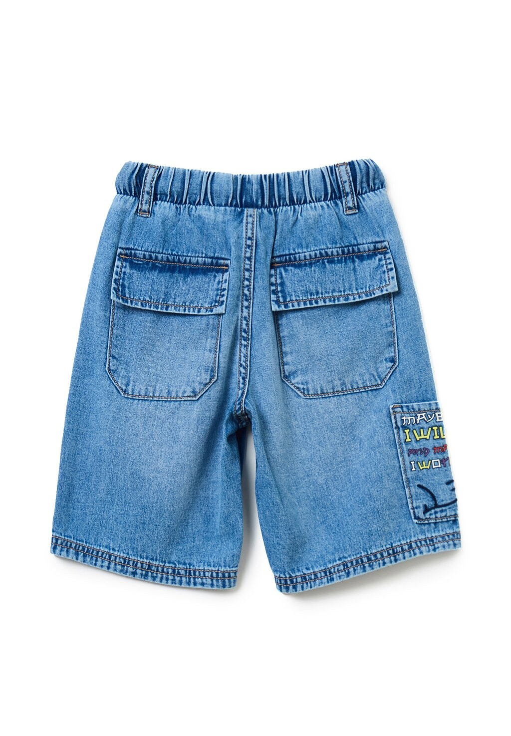 

Джинсовые шорты BERMUDA WITH BUGS BUNNY EMBROIDERY OVS, синий