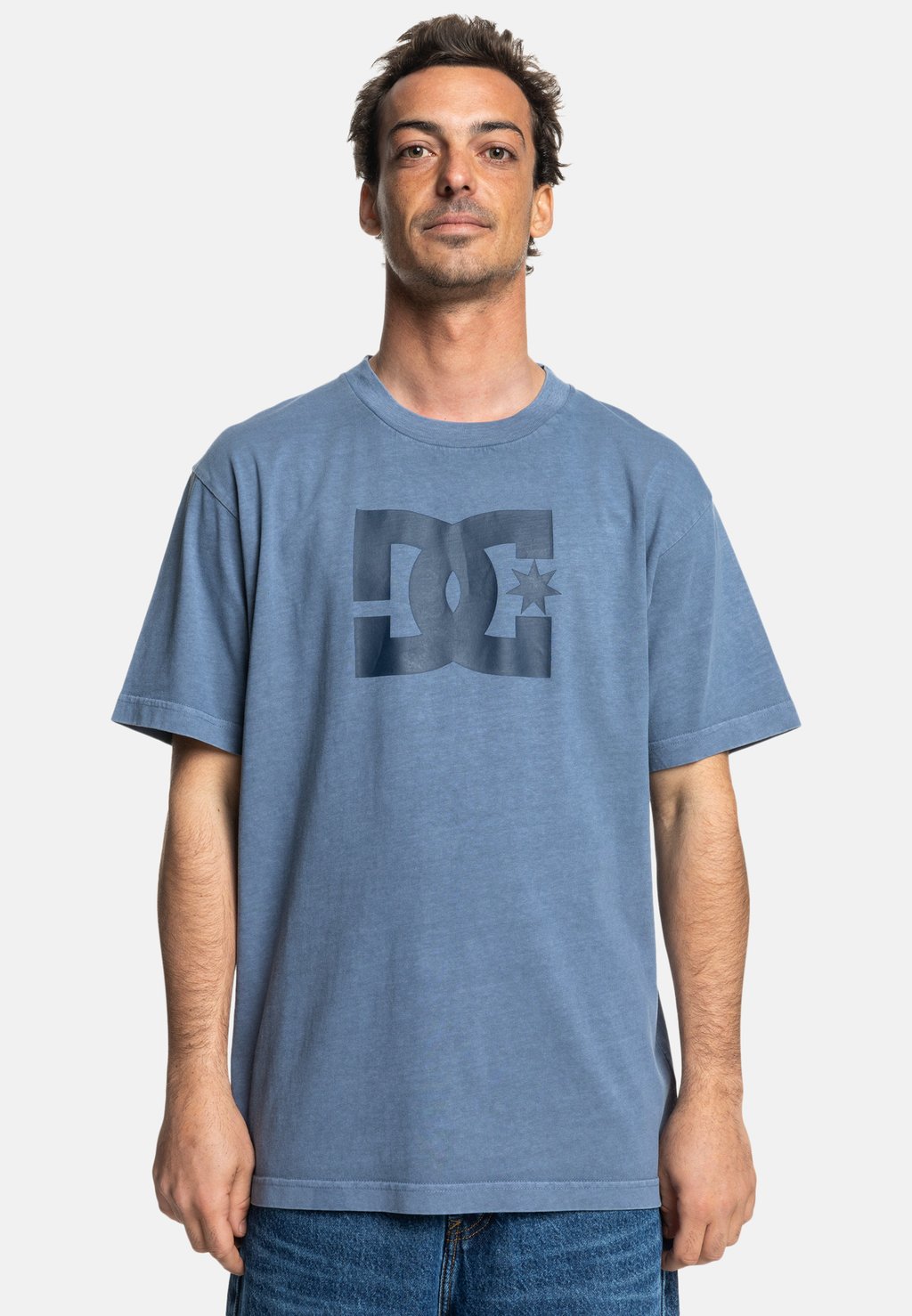 

Футболка с принтом PIGMENT DYE HSS DC Shoes, синий