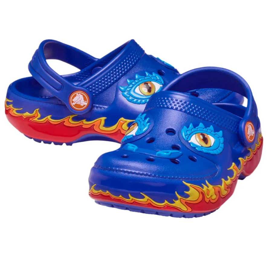 Детские сабо Crocs, Blue Lightning — фото 4