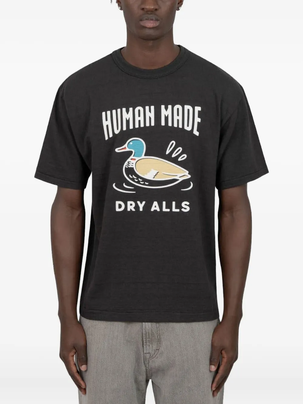 

Футболка с графичным принтом Human Made, черный