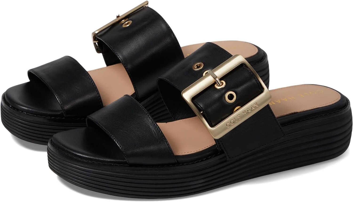 

Сандалии Cole Haan Originalgrand Platform Slides, цвет Black/Black
