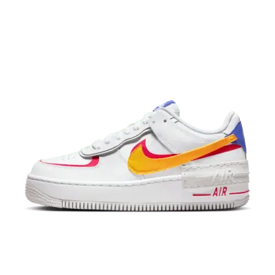 

Кроссовки Nike Air Force 1 Shadow, цвет White/Siren Red/Photon Dust/Sundial