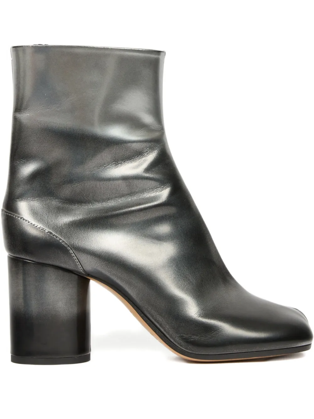 Ботильоны Tabi на блочном каблуке MAISON MARGIELA, черный