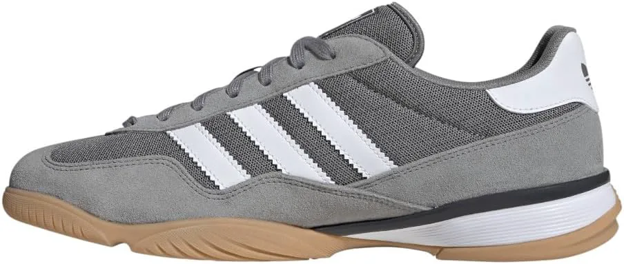 Мужские кроссовки Adidas Gazelle Sala на шнуровке повседневные - серые, серый — фото 3