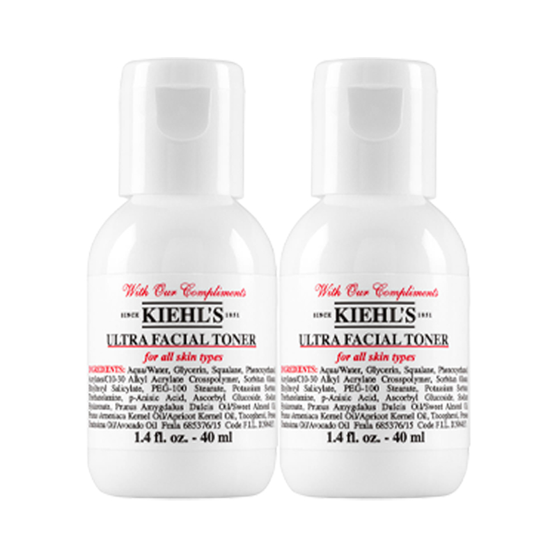 Набор увлажняющих средств Kiehl's: крем Ultra Facial Cream, 14 мл + тонер Ultra Facial Toner, 40 мл*2 — фото 3