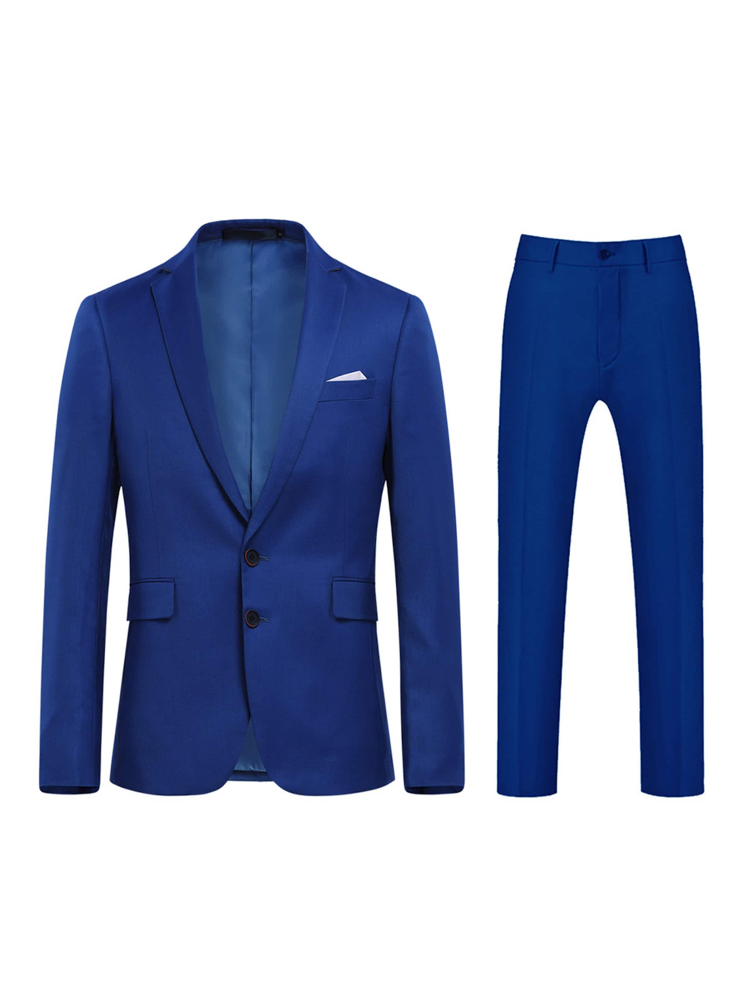 

Youthup Костюм Slim fit в цвете Royal Blue
