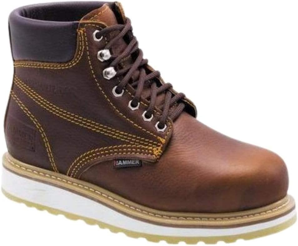 

Мужские ботинки Hammer 613s с комфортной посадкой, подошвой для строительства и стальным носком Hammer Force, Shedron