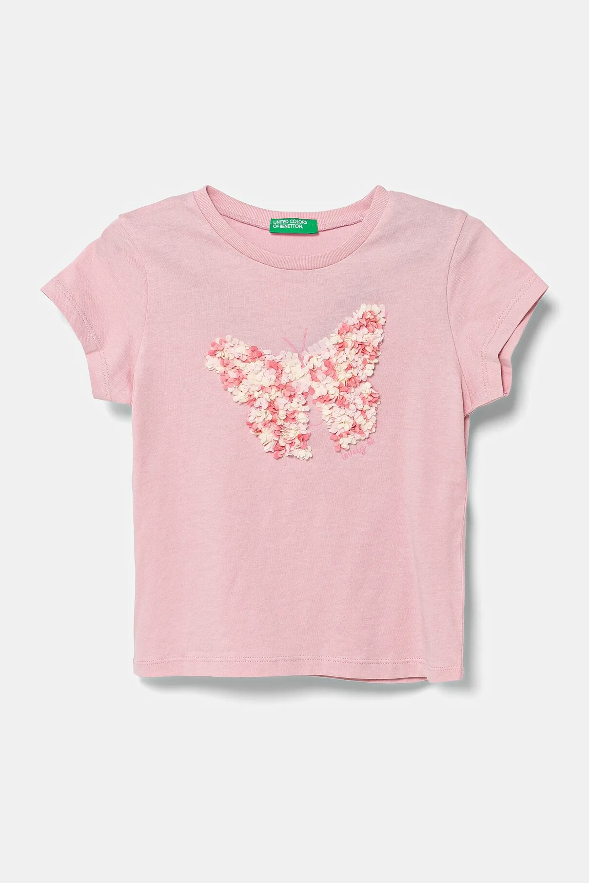 

Футболка из хлопка для детей United Colors Of Benetton, розовый