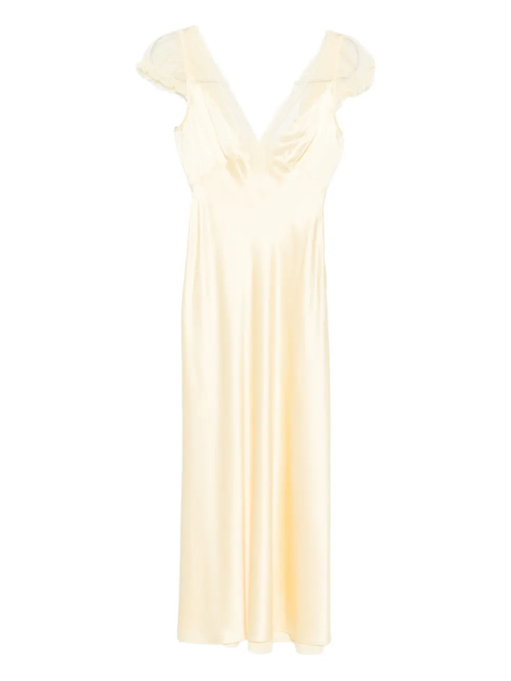 

Серединное платье Corelia с V-образным вырезом Dôen, желтый