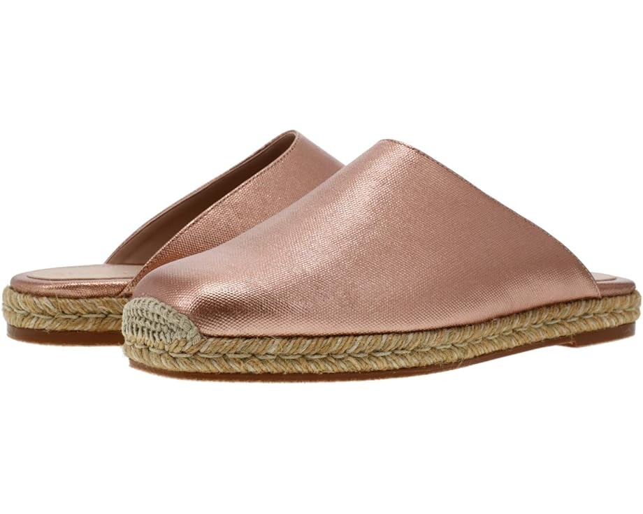 

Лоферы Stuart Weitzman Dree Slide Espadrille, цвет Rose Gold/Natural