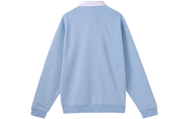 Футболка Nike Club Fleece Hoodie Polo Shirt 'Blue', синий — фото 2