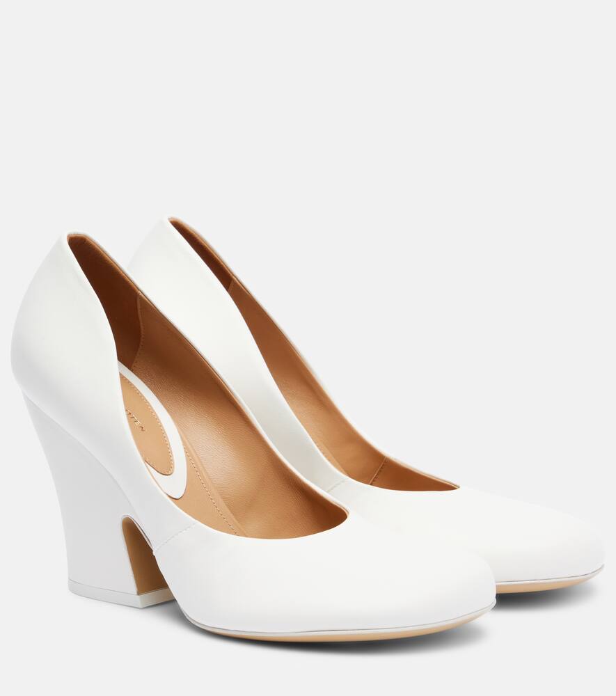 Кожаные лоферы Dries Van Noten, White