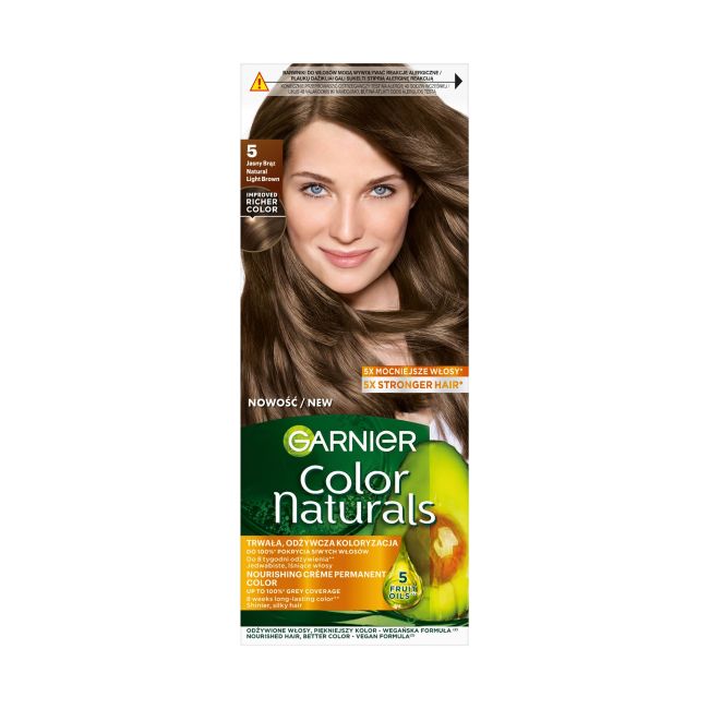 

Краска для волос Color Naturals Garnier, цвет 5 light brown