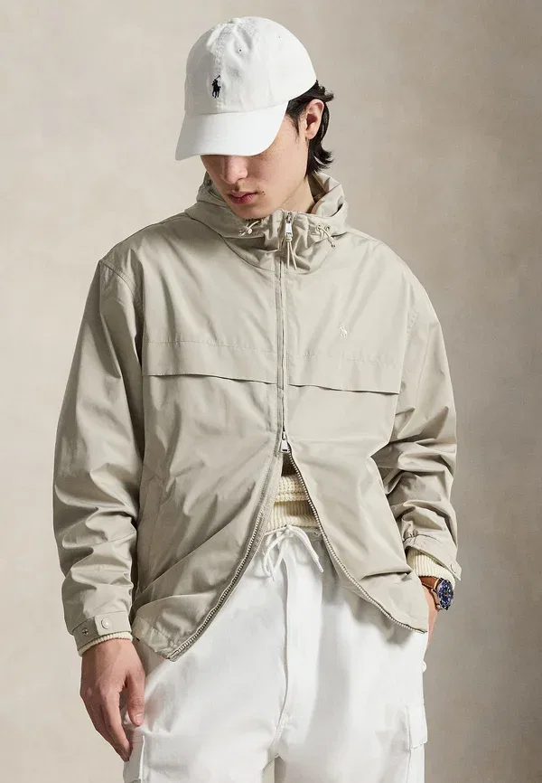 Куртка с капюшоном Glenmoor Hooded Jacket Summer Jacket Polo Ralph Lauren, классический камень