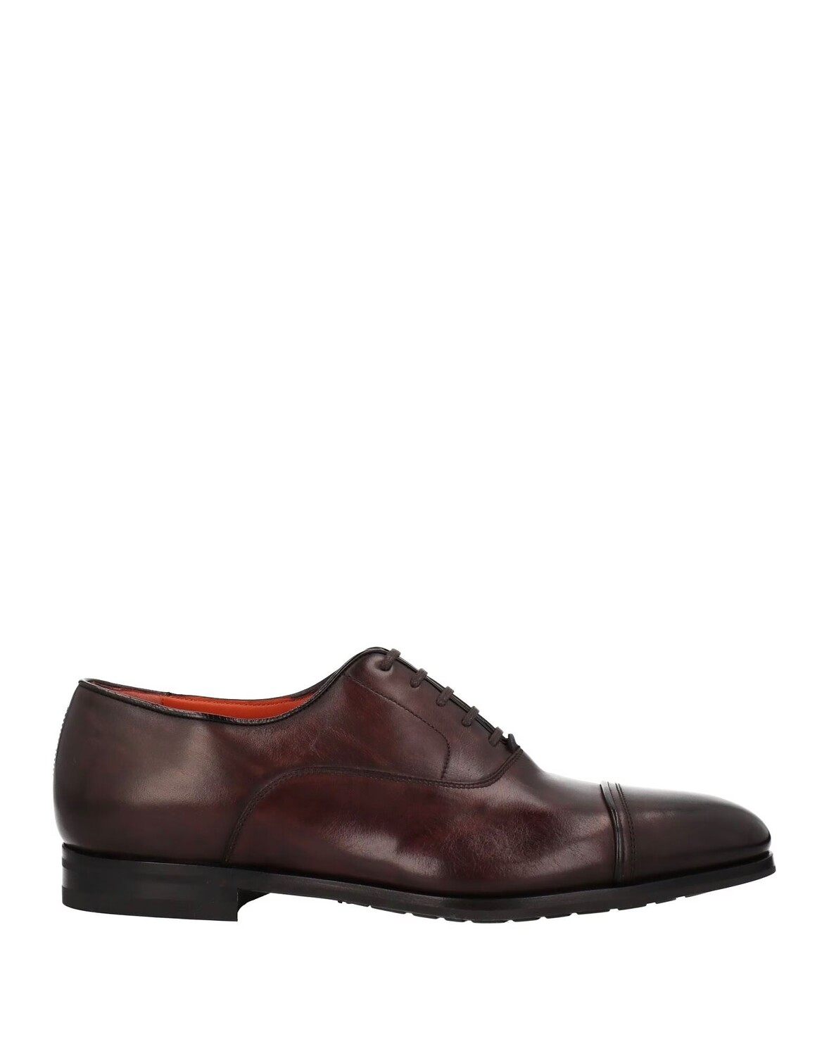 

Туфли на шнуровке Santoni, темно-коричневый