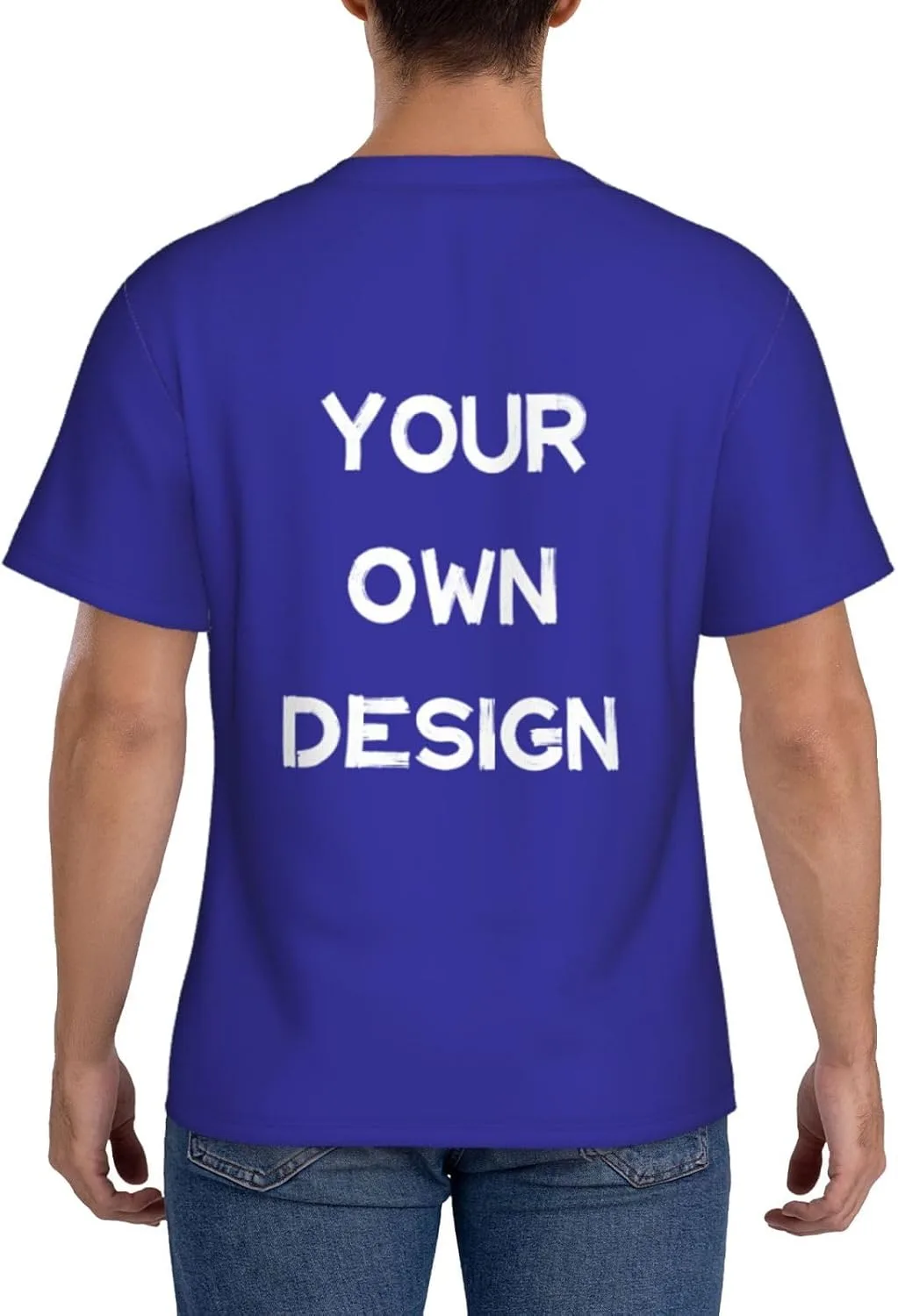 Футболка с принтом Custom Shirt с логотипом и текстом — фото 3