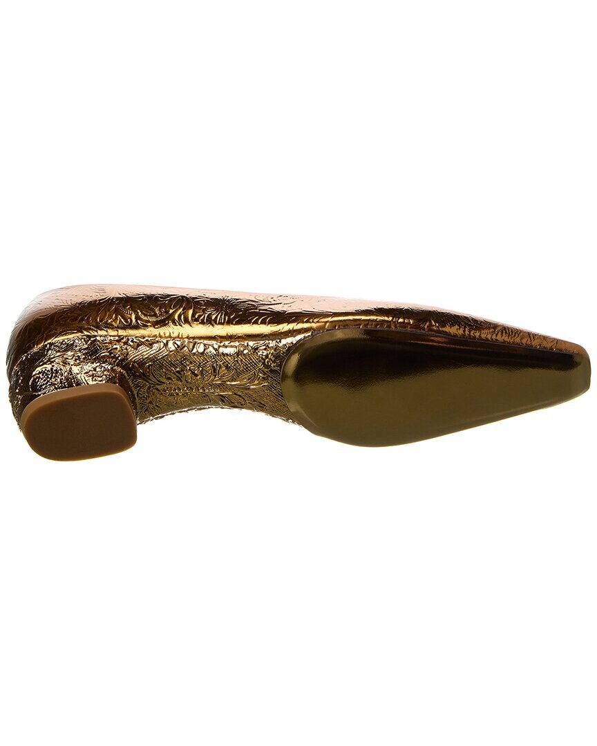Кожаные туфли Ferragamo Riace Salvatore Ferragamo, золото