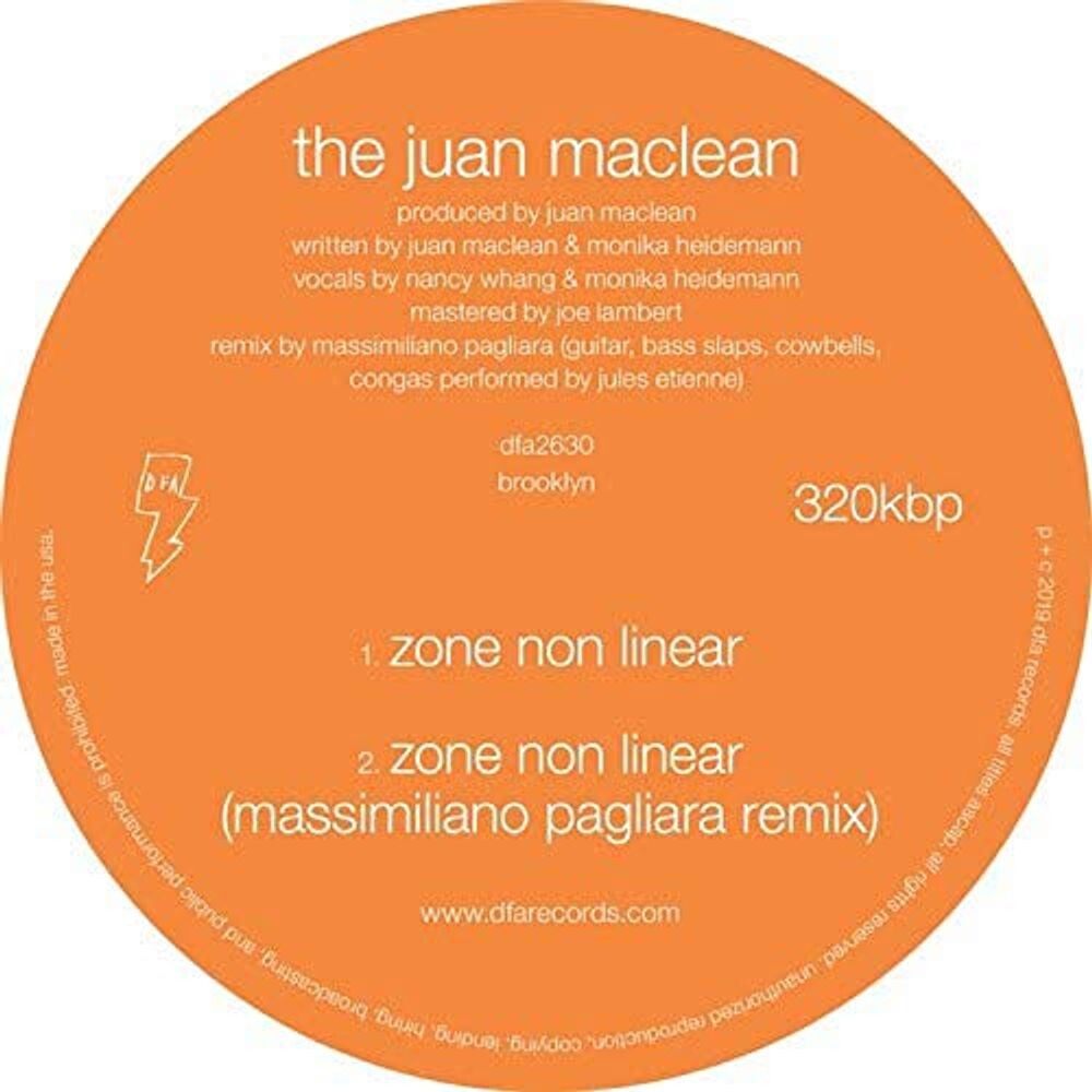 

Виниловая пластинка LP What Do You Feel Free About / Zone Non Linear (12") - The Juan MacLean