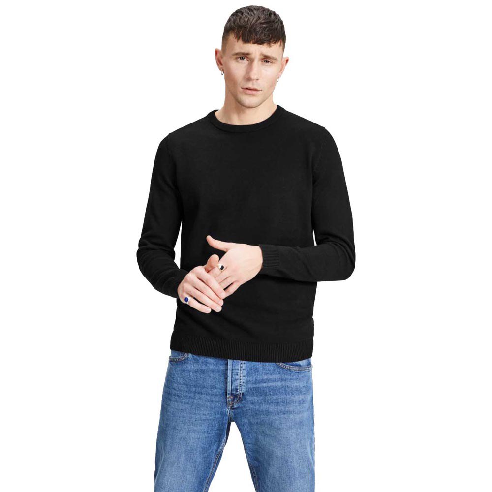 

Свитер Jack & Jones Essential Basic Knitted, черный