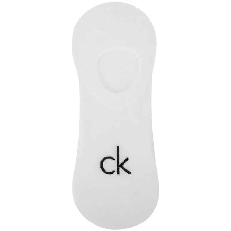 Носки ноу-шоу мужские, 1 пара Calvin Klein, 100-Moon White
